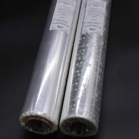 iLovepaper Clear Cellophane Wrap Roll 33''x115Ft, 3 Mil Thick Clear Cellophane Wrapping Paper|Christmas Wrap Roll|Cellophane Roll | Cellophane Wrap for Christmas Halloween Gifts, Baskets, Flowers in Saudi Arabia
