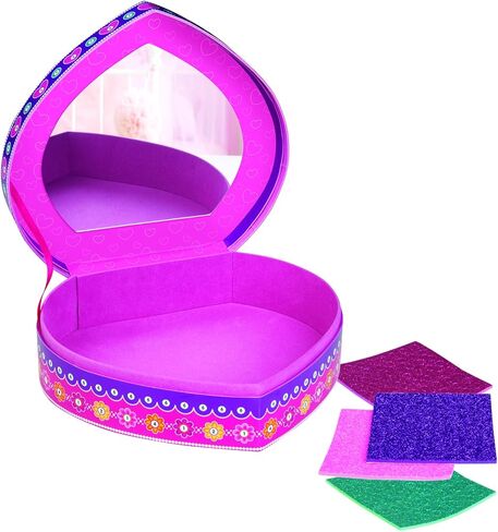 ORB صندوق مجوهرات بتصميم قلب فسيفساء لاصق 51099.0، متعدد الالوان in Kuwait