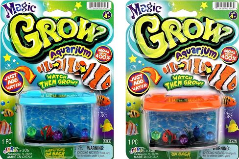 JA-RU Magic Grow-Aquarium Growing-Fish Toy Set (1 Pack) Water Expanding Toys | Water Growing Animals Deep Sea Creatures Toys | Best Gift Idea Birthday Boy and Girl | Party Favor-Kid Toy. 306-1A in Kuwait