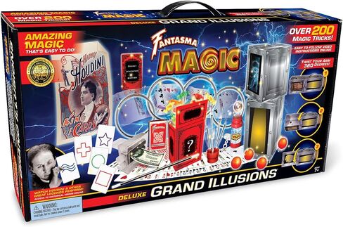 Fantasma Deluxe Grand Illusions Magic Set with 200+ Tricks to Learn (78EUD) – Great Value Magic Kit for Boys & Girls 7 Years and Older. in Kuwait