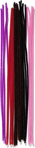 Cousin DIY Multicolor Chenille Stem Pipe Cleaners, 3mm x 12 inch, 25 Pack in Saudi Arabia