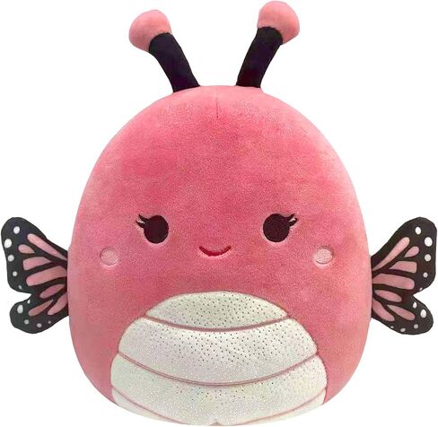 Squishmallows Original 14-Inch Andreina Pink Monarch Butterfly with White Sparkle Belly - Large Ultrasoft Official Jazwares Plush in Saudi Arabia