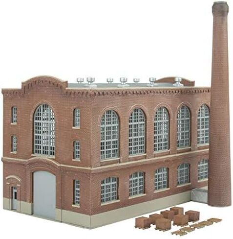 مجموعة نموذج مقياس Walthers Cornerstone HO - قاعدة Brick Craneway وStreet 3-Pack in Kuwait
