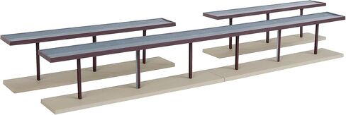 مجموعة نموذج مقياس Walthers Cornerstone HO - قاعدة Brick Craneway وStreet 3-Pack in Kuwait