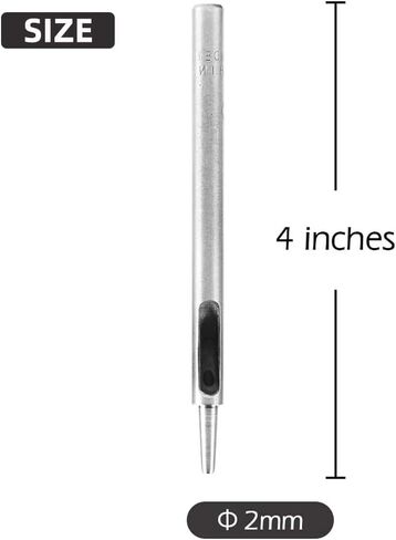 WUTA 0.5mm SPC Hole Punch Leather Steel Hollow Punch Set Leather Craft Puncher for Belt Watch Band Gasket in Kuwait
