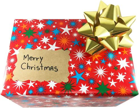 Red Gift Tags Holiday Present Stickers 2 x 3 Inch 100 Total Labels in Kuwait