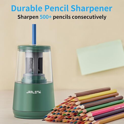 JARLINK Electric Pencil Sharpener, Heavy Duty Helical Blade, Auto Stop in Kuwait