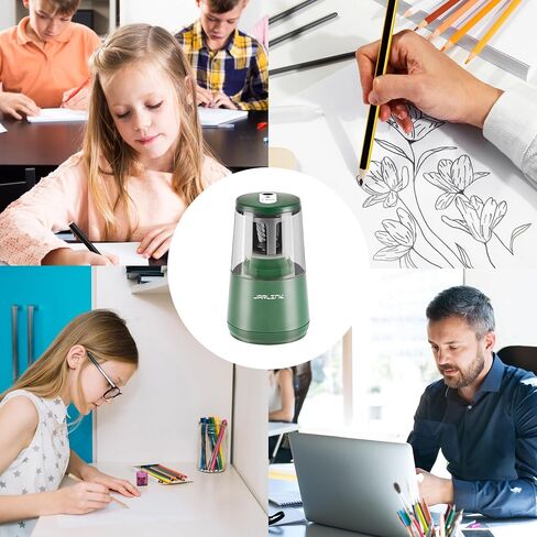 JARLINK Electric Pencil Sharpener, Heavy Duty Helical Blade, Auto Stop in Kuwait