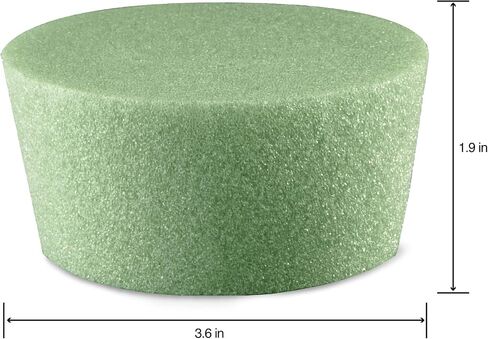 FloraCraft FloraFōM Vase Insert 1.9 Inch x 3.6 Inch Green in Saudi Arabia
