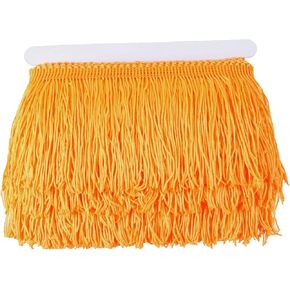 HEARTWISH Fringe Trim Lace Polyerter Fibre Tassel 4inch Wide 10 Yards Long for Clothes Accessories Latin Wedding Dress DIY Lamp Shade Decoration Black in Kuwait