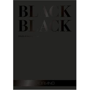 Honsell Fabriano 19100391 Black Block Deep Black Paper with Matt Uncoated Surface 300 g/m² 24 x 32 cm 20 Sheets Ideal for Pastels Coloured Pencils and Markers in Saudi Arabia