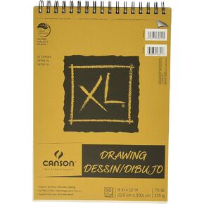 Canson XL Top Wire Drawing Pad, 9 x 12 Inches, 70 lb, 60 Sheets in Kuwait