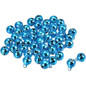 uxcell Jingle Bells, 1/4inch 120pcs Small Craft Bells for DIY Holiday Decoration, Musical Party, Home, Festival, Wedding, Pink in Saudi Arabia