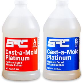 Specialty Resin & Chemical Cast-A-Mold Platinum (64-Ounce Kit) | Silicone Mold Making Kit | Food Grade Platinum-Cured Silicone Rubber | 2-Part DIY Set for Casting Epoxy and Polyurethane Resin