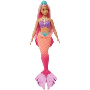 Barbie Dreamtopia Mermaid Doll with Blue Hair, Pink & Blue Ombre Tail & Headband Accessory in Kuwait