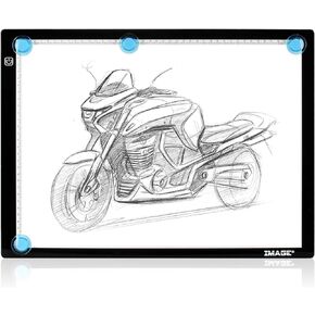 صندوق إضاءة A3، لوحة إضاءة LED مغناطيسية لتتبع الأعمال الفنية، لوحة إضاءة LED رفيعة للغاية تعمل بمنفذ USB وقابلة للتعتيم للرسم الماسي ولوحة الوشم المتحركة والرسم والتصميم وعرض الأشعة السينية بالاستنسل in Kuwait