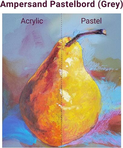 Ampersand Art Supply Pastel Painting Panel: Museum Series Pastelbord, Grey, 1/8 Inch Flat Profile, 14x18 in Saudi Arabia