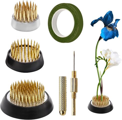 3 Sizes Flower Frogs Flower Holder Floral Arranger Japanese Flower Pin Holder Set, 0.91 Inch, 1.34 Inch, 1.81 Inch in Saudi Arabia