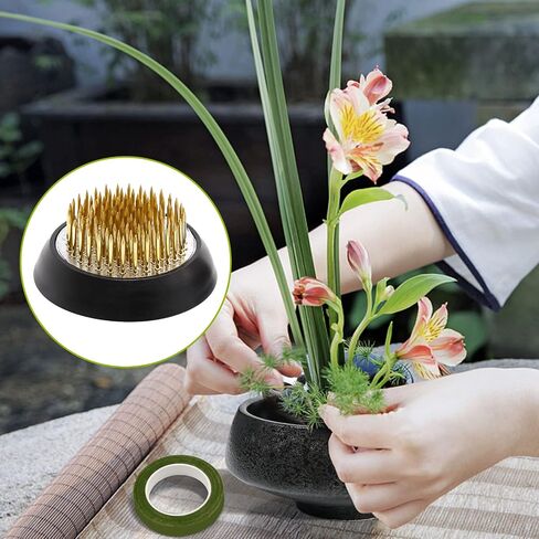 3 Sizes Flower Frogs Flower Holder Floral Arranger Japanese Flower Pin Holder Set, 0.91 Inch, 1.34 Inch, 1.81 Inch in Saudi Arabia