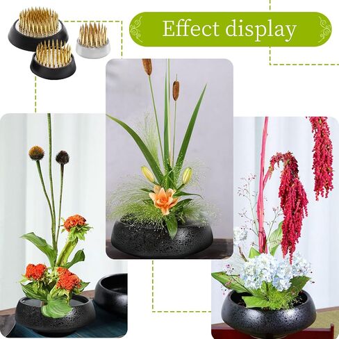 3 Sizes Flower Frogs Flower Holder Floral Arranger Japanese Flower Pin Holder Set, 0.91 Inch, 1.34 Inch, 1.81 Inch in Saudi Arabia