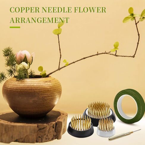 3 Sizes Flower Frogs Flower Holder Floral Arranger Japanese Flower Pin Holder Set, 0.91 Inch, 1.34 Inch, 1.81 Inch in Saudi Arabia