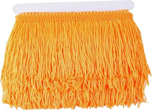 HEARTWISH Fringe Trim Lace Polyerter Fibre Tassel 4inch Wide 10 Yards Long for Clothes Accessories Latin Wedding Dress DIY Lamp Shade Decoration Black in Kuwait