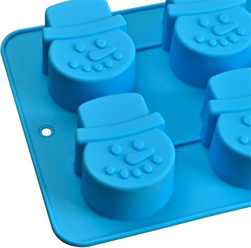 2 Pack Silicone Mold Xmas Sets, Santa Claus and Christmas Tree Shape Craft Art Silicone Soap Mold, Craft Molds DIY Handmade Soap Gifts - Soap Making Supplies by YSCEN in Kuwait