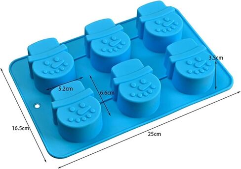 2 Pack Silicone Mold Xmas Sets, Santa Claus and Christmas Tree Shape Craft Art Silicone Soap Mold, Craft Molds DIY Handmade Soap Gifts - Soap Making Supplies by YSCEN in Kuwait