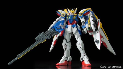 Bandai Hobby BAN203222 RG 1/144#20 Wing Gundam Ver EW Gundam Wing Action Figure, Multicolor, 8" in Saudi Arabia