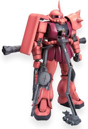 Bandai Hobby MS-06S Char's Zaku II Ver 2.0 Master Grade Action Figure, Model:BAN149834 Red in Saudi Arabia