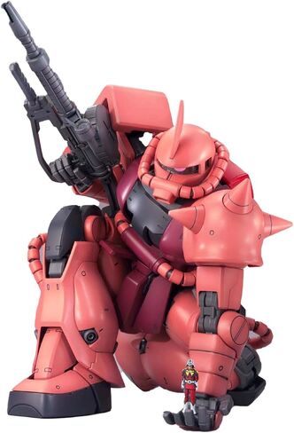 Bandai Hobby MS-06S Char's Zaku II Ver 2.0 Master Grade Action Figure, Model:BAN149834 Red in Saudi Arabia