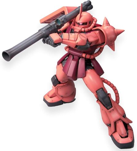 Bandai Hobby MS-06S Char's Zaku II Ver 2.0 Master Grade Action Figure, Model:BAN149834 Red in Saudi Arabia
