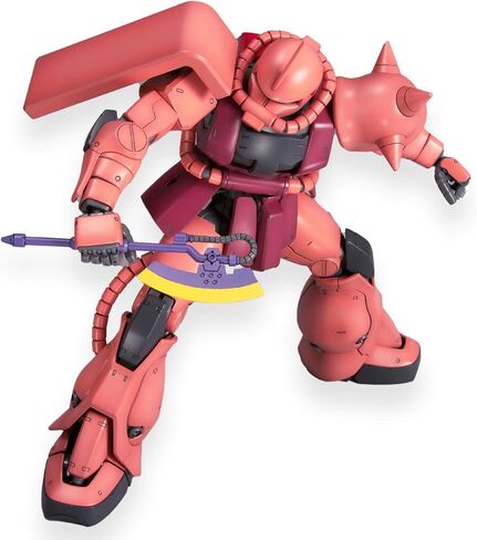 Bandai Hobby MS-06S Char's Zaku II Ver 2.0 Master Grade Action Figure, Model:BAN149834 Red in Saudi Arabia