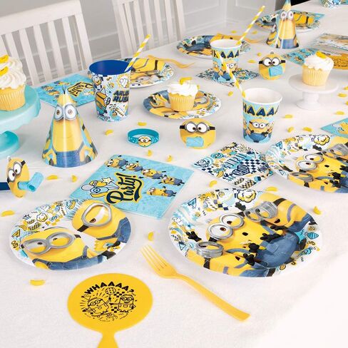 Multicolor Minions 2 Blowouts (8 Count) - Perfect for Kids' Celebrations, Birthdays, and Events in Saudi Arabia