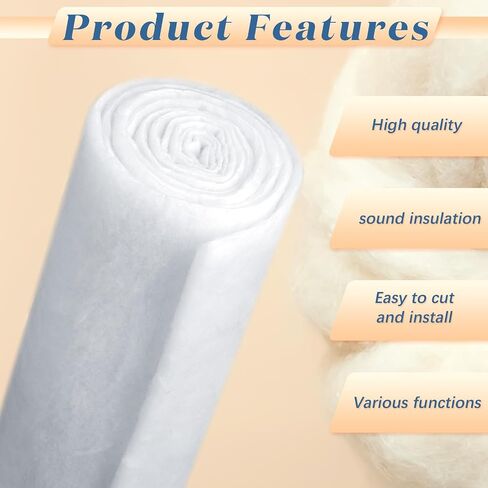 Peryiter 2 Roll Quilt Batting 24 Inch X 5 Yard X 0.4 Inch Polyester in Kuwait