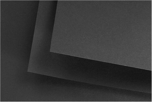 Honsell Fabriano 19100391 Black Block Deep Black Paper with Matt Uncoated Surface 300 g/m² 24 x 32 cm 20 Sheets Ideal for Pastels Coloured Pencils and Markers in Kuwait