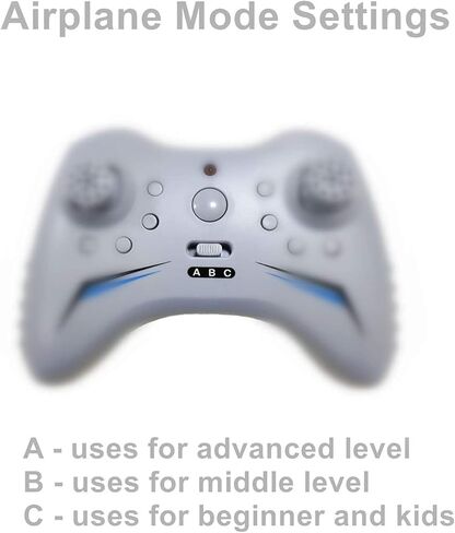 طائرة Landbow للتحكم عن بعد، 4 قنوات للتحكم عن بعد جاهزة للطيران، طائرة RC مدمجة بـ 6 محاور جيروسكوبية، أوضاع طيران ثلاثية الأبعاد/6G طائرة RC للأطفال المتقدمين والكبار والمبتدئين in Kuwait