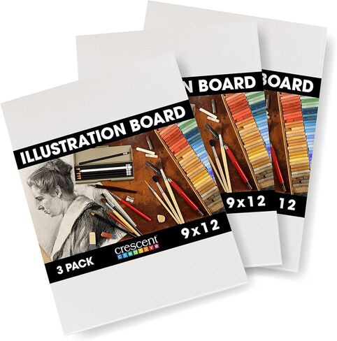Crescent Creative Products Crescent Art & Illustration Board, 8 x 10, White in Kuwait