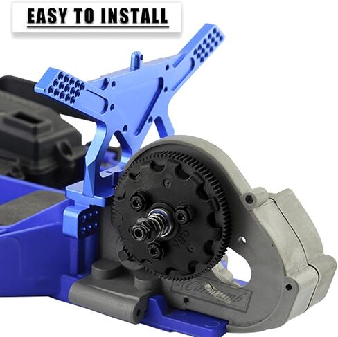 RCarmumb RC 48P 90T Spur Gear w/ 17T 19T 21T & Slipper Clutch Slipper Rebuild Kit Pressure Plate RC Upgrades Part for 1/10 Rustler/Stampede/Bandit 2WD VXL XL-5,Slash 2WD (VXL),Navy Blue in Saudi Arabia