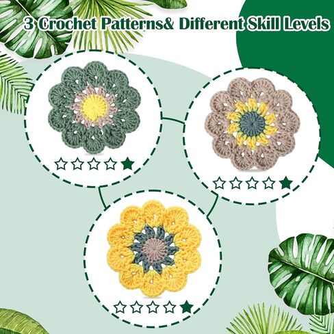 XANGNIER Crochet Kit for Beginners,Crochet Starter Kit with Step-by-Step Video Tutorials and Yarns,Hook,Accessories,Learn to Crochet Kits for Adults and Kid,DIY Arts,Crafts & Sewing Knitting Supplies in Saudi Arabia