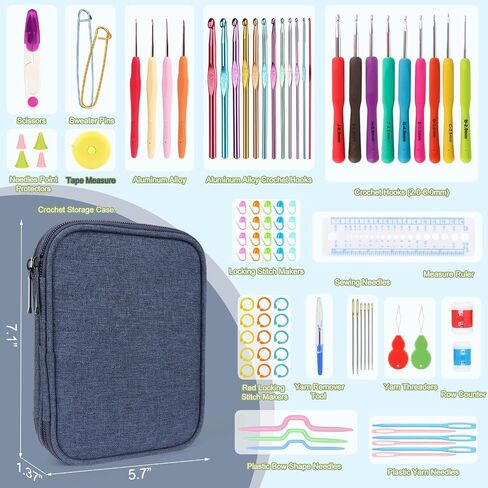 Katech Crochet Kit for Beginners, Adults, Kids Includ Everything You Needed in Kuwait