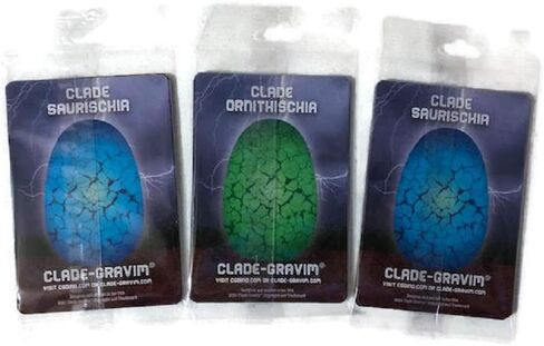 CLADE-GRAVIM Dinosaur Trading Cards - Series 9 Multi Pack for Boys, Girls, and Adults Bundle - Educational Dino Cards - The ODD Names (Three 5 Packs ) in Kuwait