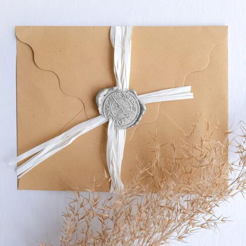 500 Pcs Octagon Sealing Wax Beads Gold Wax Seal Beads with 4 Pcs Tea Candles and 1 Pcs Wax Melting Spoon for Crafts Letter Wine Greeting Cards Sealing in Kuwait