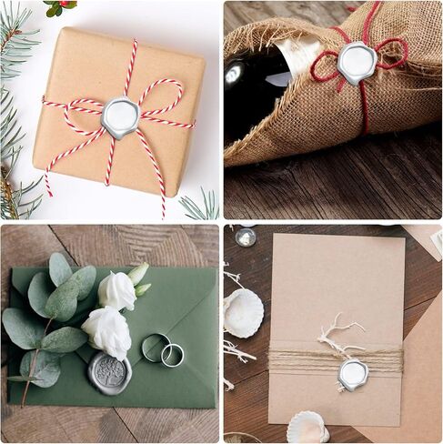 500 Pcs Octagon Sealing Wax Beads Gold Wax Seal Beads with 4 Pcs Tea Candles and 1 Pcs Wax Melting Spoon for Crafts Letter Wine Greeting Cards Sealing in Kuwait