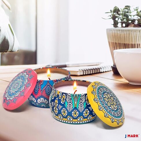 طقم صنع الشموع للبالغين - 22 قطعة، جميعها تتضمن علبتين لشمعة مزخرفين، وشمع صويا وصبغات، و1 زيوت عطرية، و5 فتيل قطنية، ووعاء إذابة، وحامل فتيل، وصباغتين اللونيتين - فن وحرف يدوية in Kuwait