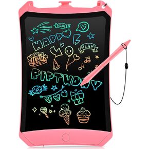 RaceGT LCD Writing Tablet Travel Essentials for Kids Toddler Toys, 2 Pack 12 Inch Drawing Board, Doodle Board Gifts for Kids,Christmas Birthday Gift, for 3 4 5 6 Years Old Boys Girls Pink and Blue