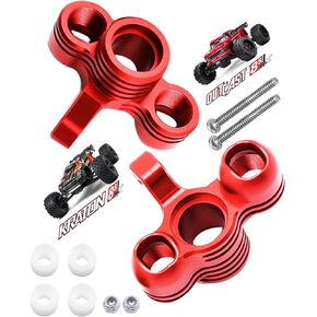 for Arrma 1/5 KRATON 8S BLX,Outcast 8S BLX Upgrade Parts,2PCS Aluminum Front Knuckle Arms Upgrades Parts Hop-up for 1/5 Arrma Outcast/KRATON 8S BLX,Replace ARA330558,Navy Blue (Front)
