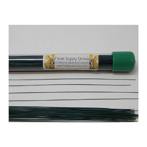 18" Floral Wire (16 Gauge) - 220 Pieces Bulk Buy - DIY - Wedding, Prom, Corsage, Flower Arrangement, Boutonniere, Craft - Florist Stem Wire