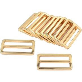 DGOL 10pcs 1-1/2" Slider Webbing Strap Tri Glide Buckles Zinc Alloy Tri-glide Buttons Fasteners in Kuwait