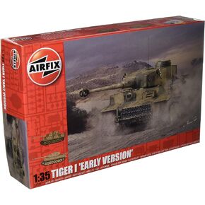 Airfix Tiger I Early Version 1:35 WWII Military Tank Plastic Model Kit A1357